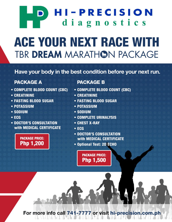 tbr dream marathon race kit medical certificate getting a medical certificate